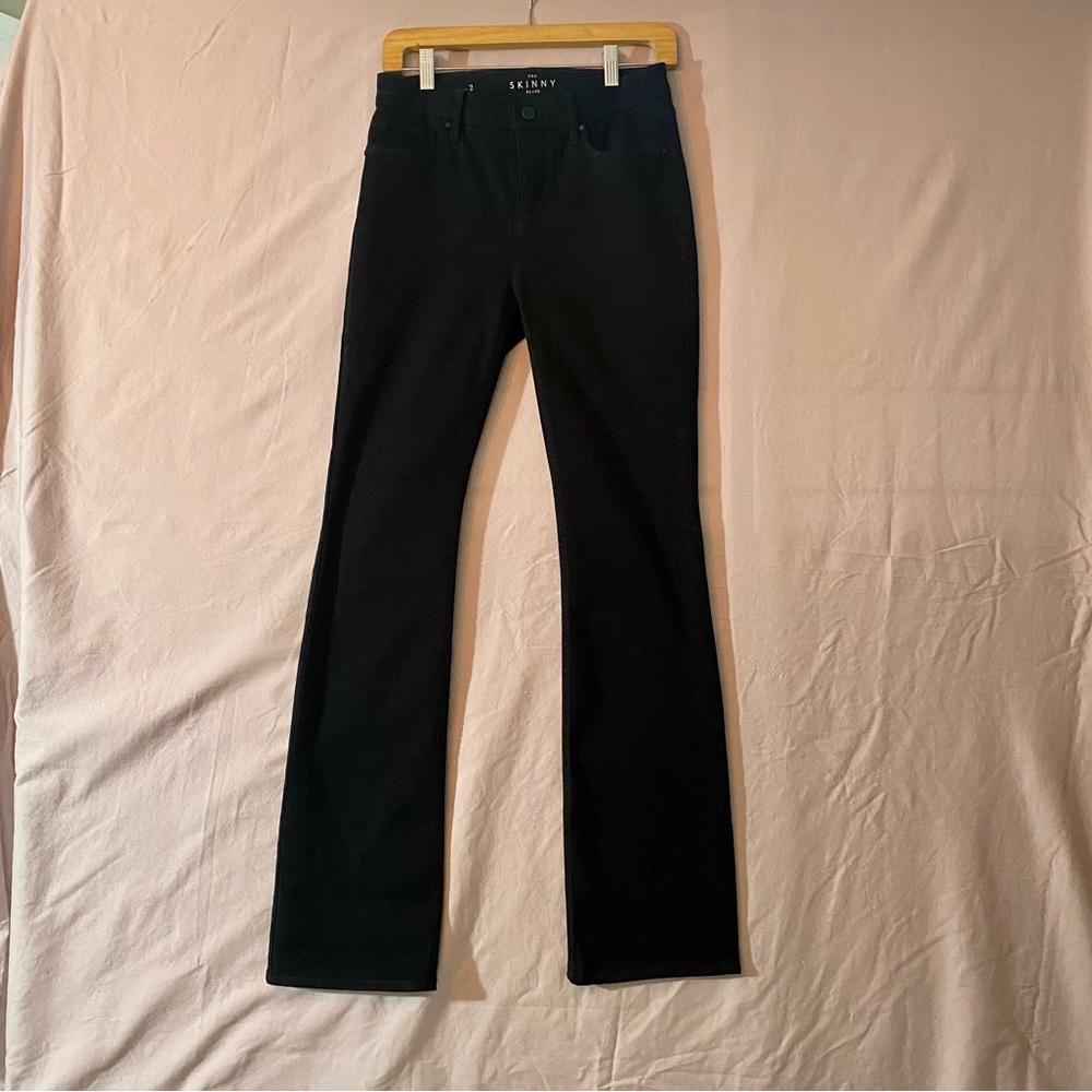 WHBM Skinny Flare Black Pants